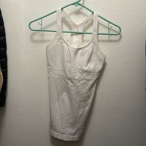 Lululemon athletica white ebb to street tank